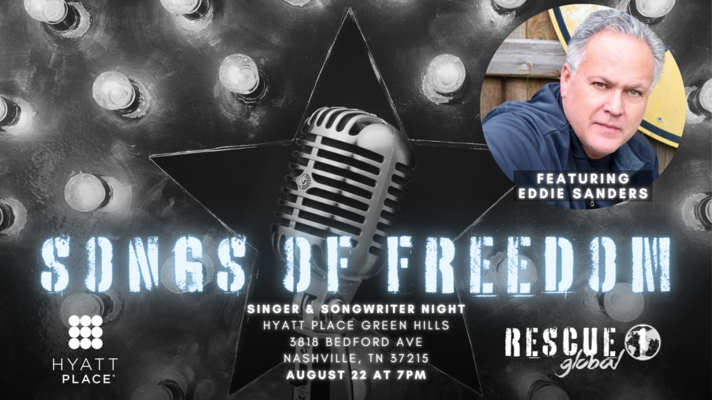 Songs of Freedom
Singer & Songwriter Night
Featuring Eddie Sanders
